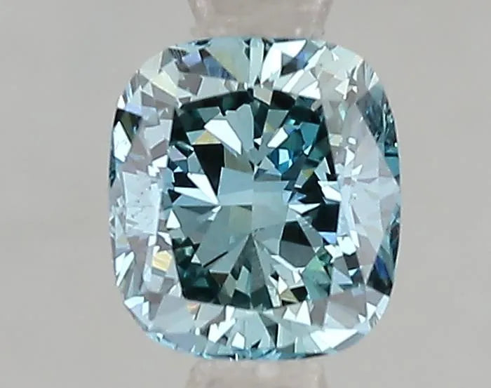 1.09ct Cushion modified Lab Grown Diamond (Colour Fancy Intense Green, Clarity VS2, IGI Certified)