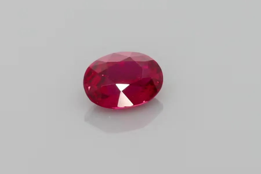 0.71ct Oval Natural Ruby (Colour Red, Clarity Slightly Included, Cut Faceted)