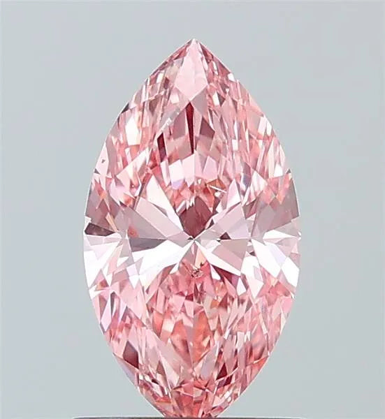 1.00ct Marquise Lab Grown Diamond (Colour Fancy Intense Pink, Clarity SI1, Cut GD, IGI Certified)