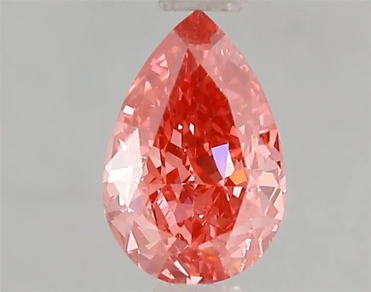 1.01ct Pear Lab Grown Diamond (Colour Fancy Vivid Pink, Clarity SI1, IGI Certified)
